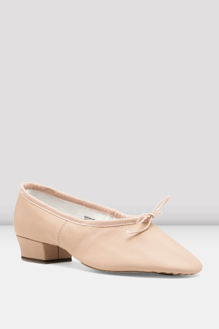 Laad het plaatje in de Viewer, S0427L Paris Docenten Dansschoenen Roze Leer 2.5 cm