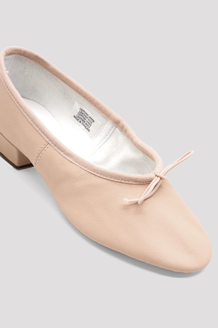 Laad het plaatje in de Viewer, S0427L Paris Docenten Dansschoenen Roze Leer 2.5 cm