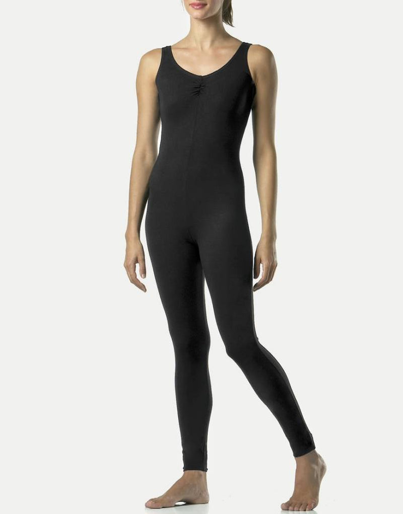Laad het plaatje in de Viewer, Vellum Catsuit Zonder Mouw Viscose Zwart