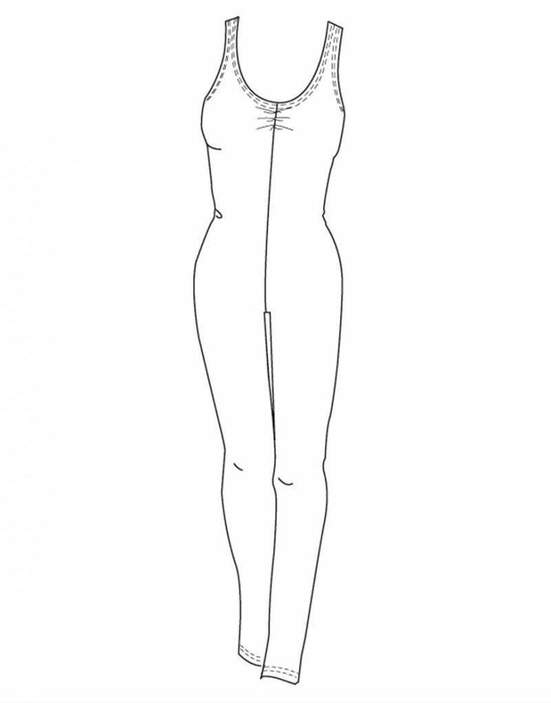 Laad het plaatje in de Viewer, Vellum Catsuit / Académique Viscose Beige