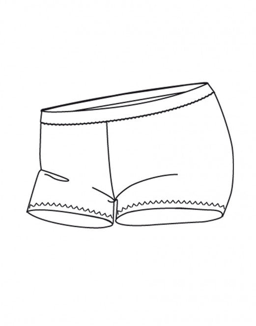 Laad het plaatje in de Viewer, Visu Hotpant Viscose Beige