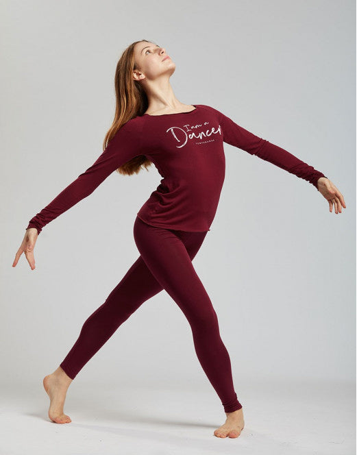 Laad het plaatje in de Viewer, Vixum Legging Viscose Bordeaux