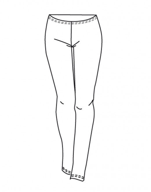 Laad het plaatje in de Viewer, Vixum Legging Viscose Donkerblauw (Encre)