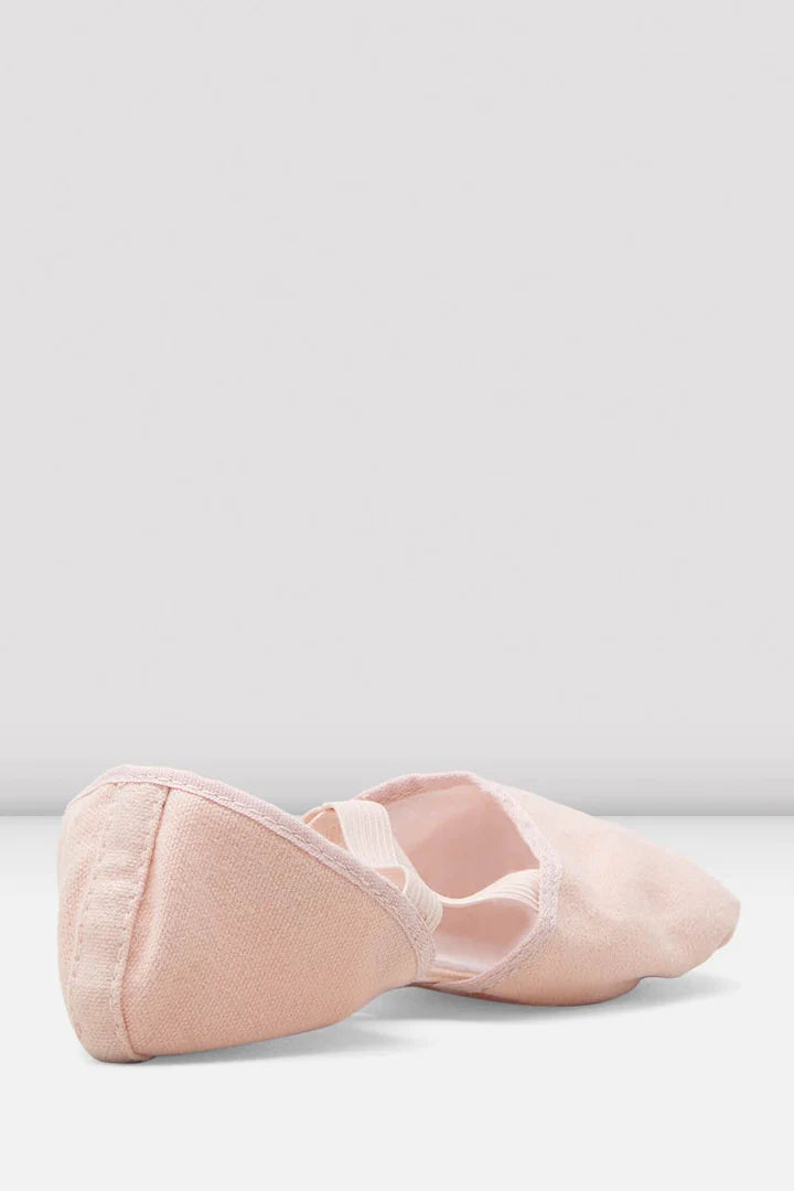 Laad het plaatje in de Viewer, ES0251L Elastosplit X Canvas Balletschoenen Gespleten zool Roze/PNK