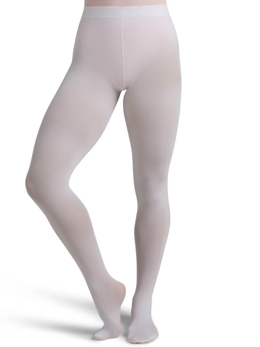 1915 Ultra Soft Balletpanty met Voet Wit