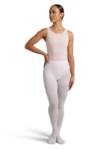 1915 Ultra Soft Balletpanty met Voet Wit