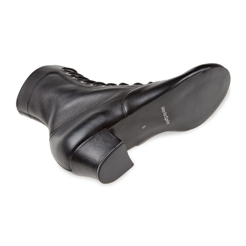 Laad het plaatje in de Viewer, 208-334-034-V Cancan Danslaarzen VarioSpin® Zwart Leer 3.7 cm
