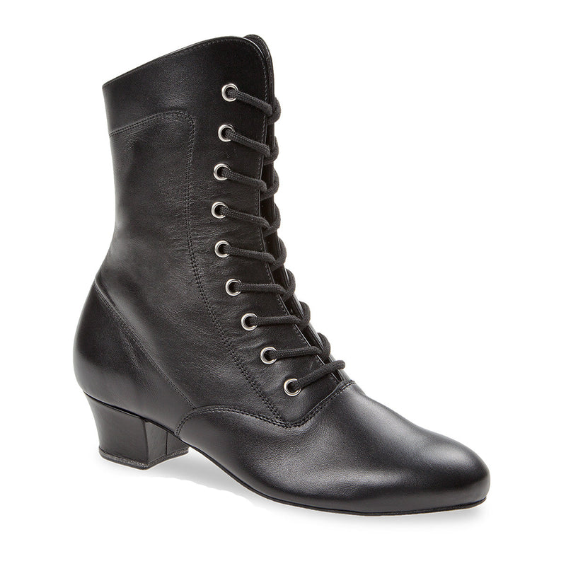 Laad het plaatje in de Viewer, 208-334-034-V Cancan Danslaarzen VarioSpin® Zwart Leer 3.7 cm
