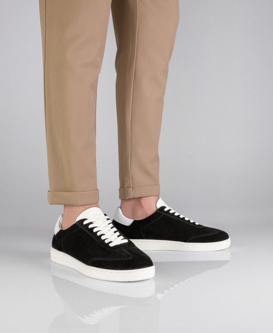 Suny 7415 Sneaker Heren Suede/Leer Zwart
