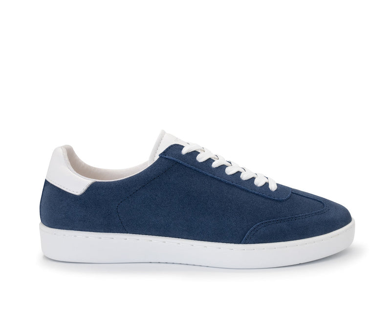 Laad het plaatje in de Viewer, Suny 7005 Sneaker Dames Nappa Suède Blauw

