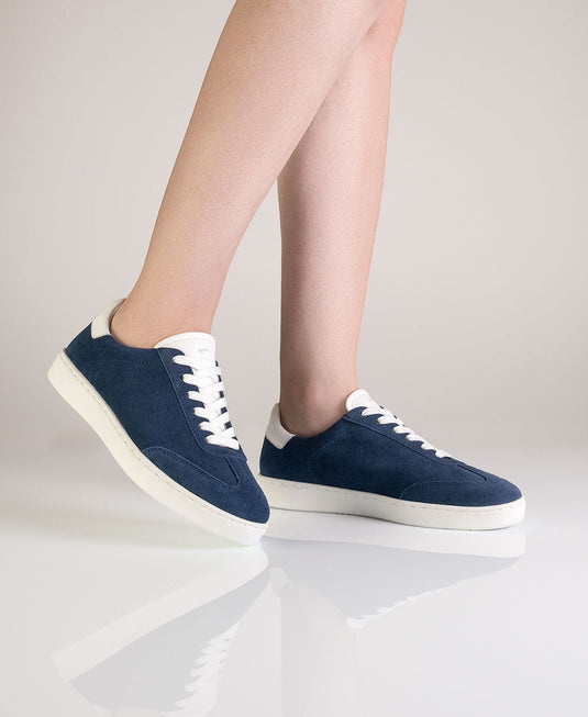 Suny 7005 Sneaker Dames Nappa Suède Blauw