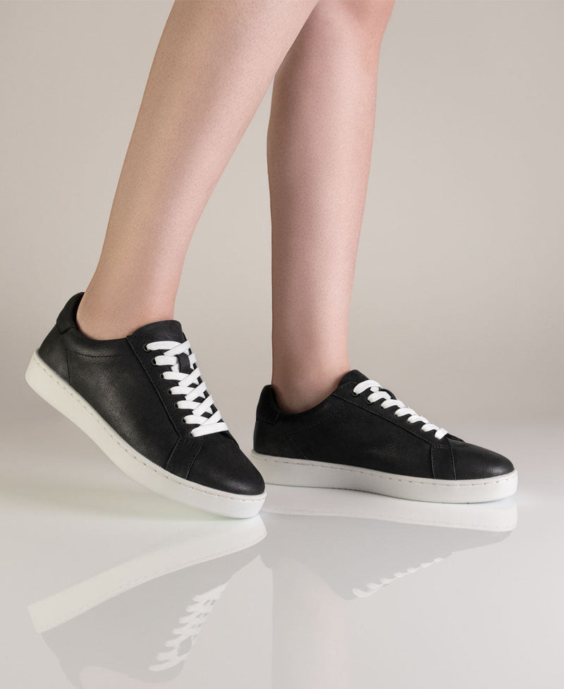 Laad het plaatje in de Viewer, Suny 7010 Sneaker dames nappa leer Zwart
