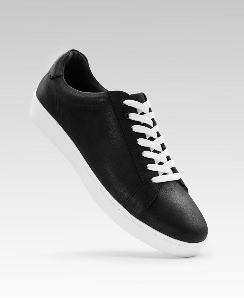 Laad het plaatje in de Viewer, Suny 7010 Sneaker dames nappa leer Zwart
