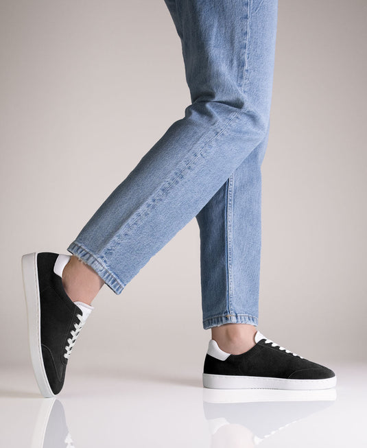 Suny 7015 Sneaker Dames Nappa leer Zwart