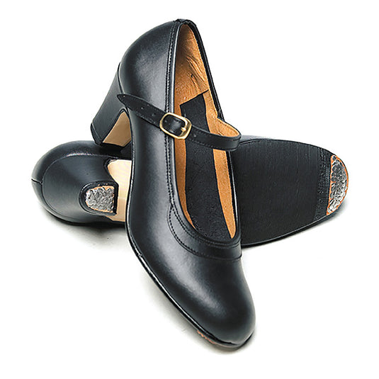 Menkes Flamenco Schoenen Beginners Sevilla Model Dames Leer met spijkers Menkes Flamenco Schoenen Beginners Sevilla Model Dames Leer met spijkers