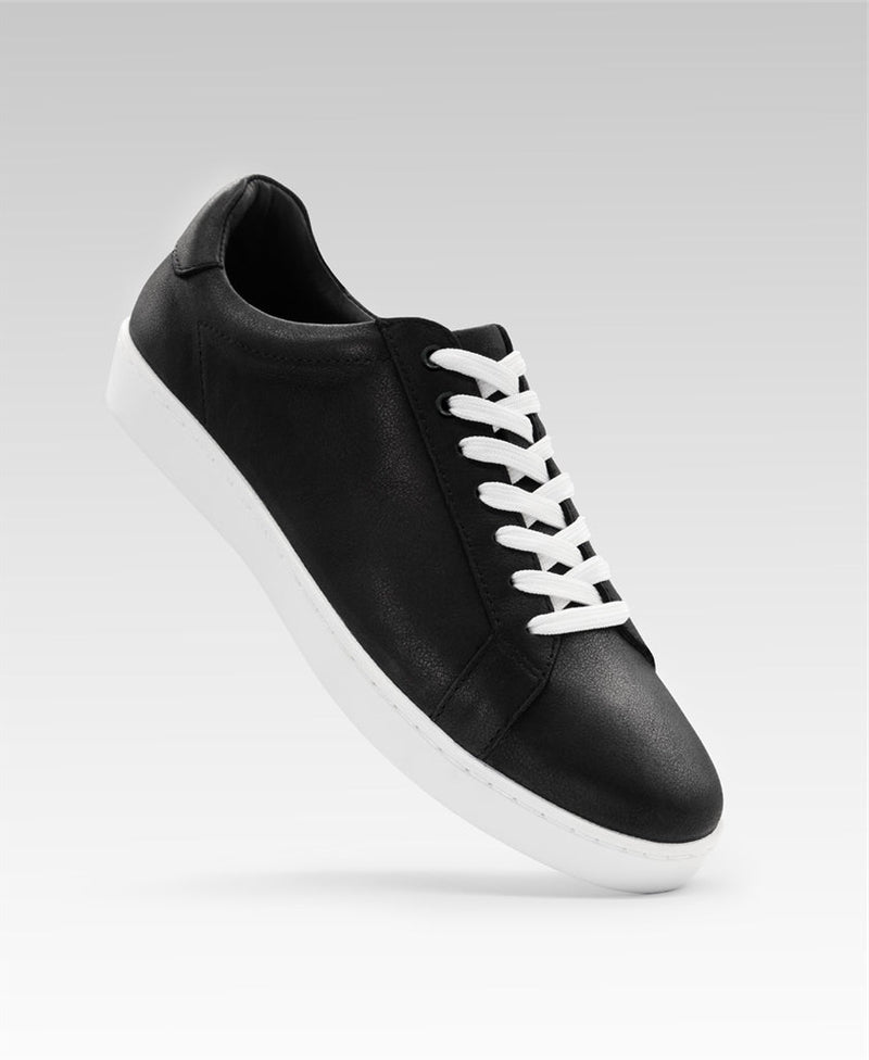 Laad het plaatje in de Viewer, Suny 7410 Sneaker Heren nappa leer Zwart
