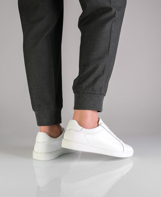 Suny By Anna Kern 7425 – Baskets De Danse Homme En Cuir Blanc | Semelle Pivot Polyuréthane Amovible | Confort & Précision Inégalés