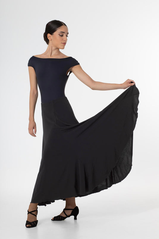 7978 Ballroom Rok Wijd Zwart