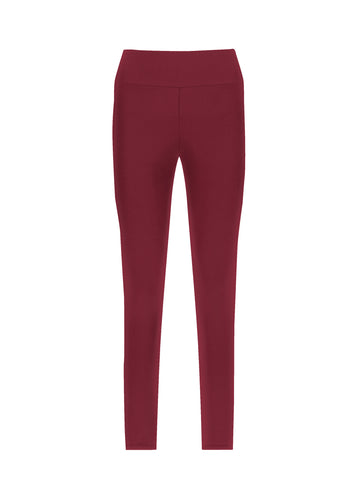 A00155 Legging Hoge tailleband Rood