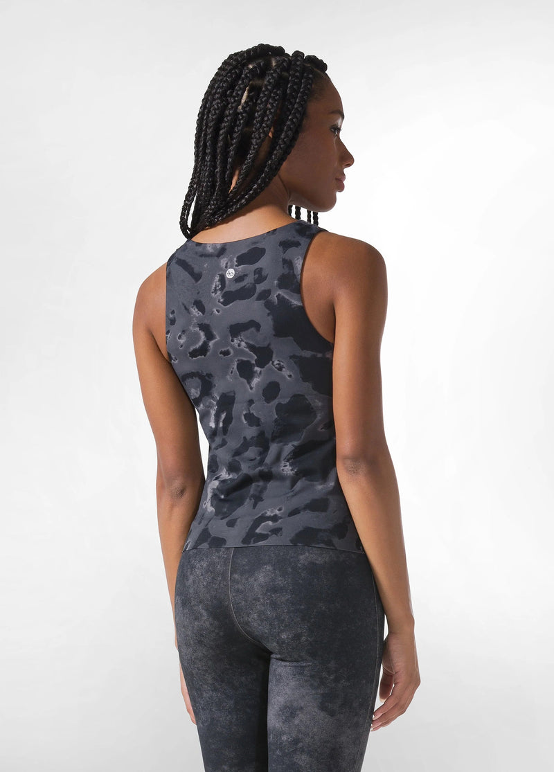 Laad het plaatje in de Viewer, C32006 Legging met hoge tailleband Marmerprint
