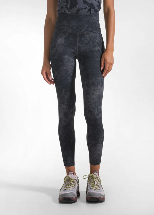 C32006 Legging met hoge tailleband Marmerprint