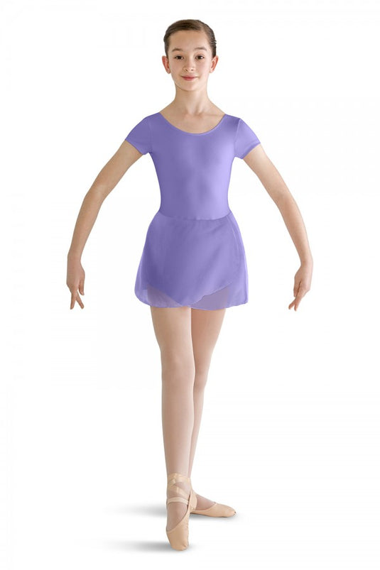 CL8262 Prisha Balletpakje Korte Mouw met rokje Lila (LAV)