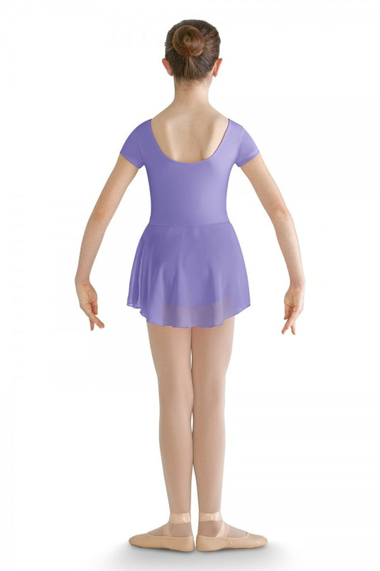 CL8262 Prisha Balletpakje Korte Mouw met rokje Lila (LAV)