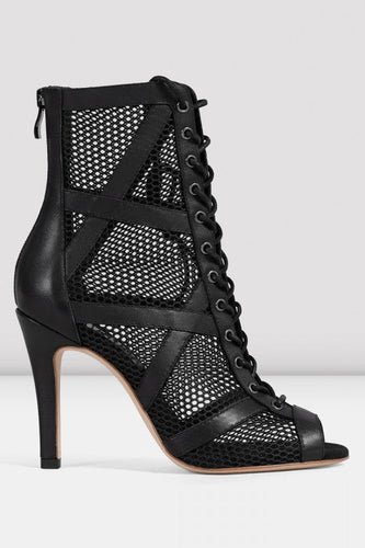 S0890L Allure Danslaarsje leren zool Zwart Leer 10 cm