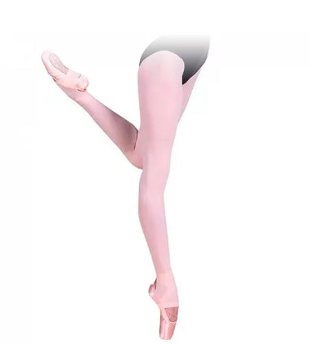 T91 Balletpanty zonder voet Stirrup Zalm roze/ Ballet pink