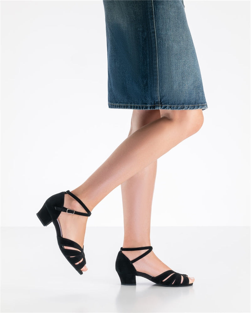 Laad het plaatje in de Viewer, Aina 929-35 Zwart suede 3.5 cm
