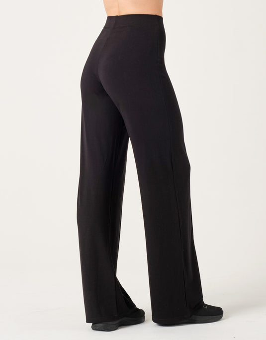 Aoste Dansbroek Hoge taille Viscose Zwart
