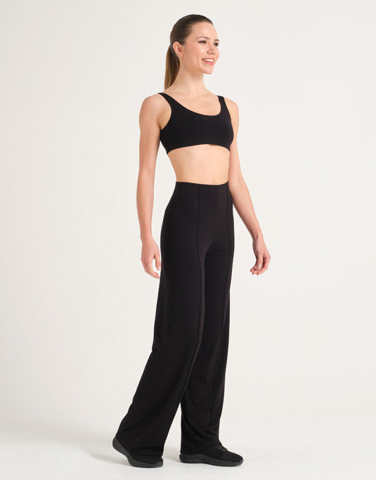 Aoste Dansbroek Hoge taille Viscose Zwart