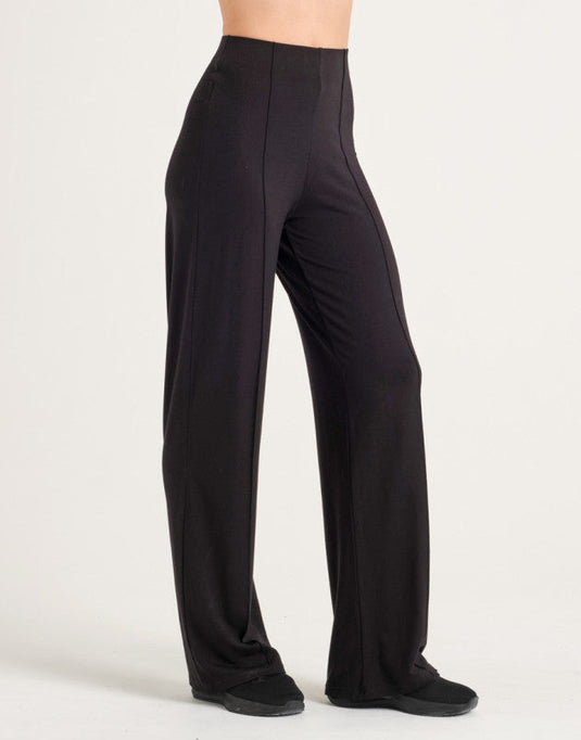 Aoste Dansbroek Hoge taille Viscose Zwart
