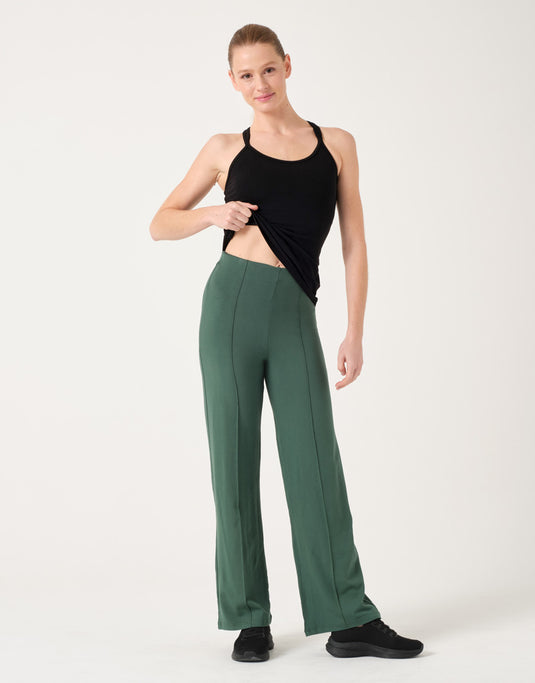 Aoste Dansbroek Hoge taille Viscose Groen (Cactus)