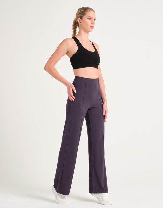Aoste Dansbroek Hoge taille Viscose Grijs (Platine)
