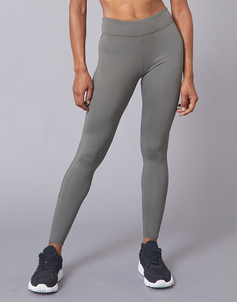 Laad het plaatje in de Viewer, Atma Yoga Dans Legging Viscose Grijs/Groen
