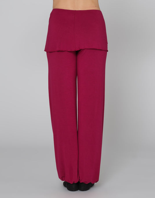 Baby Yoga Dans Broek  Lang heupstuk bordeaux (Bordeaux)