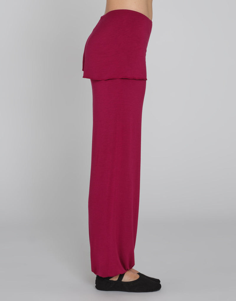 Laad het plaatje in de Viewer, Baby Yoga Dans Broek  Lang heupstuk bordeaux (Bordeaux)
