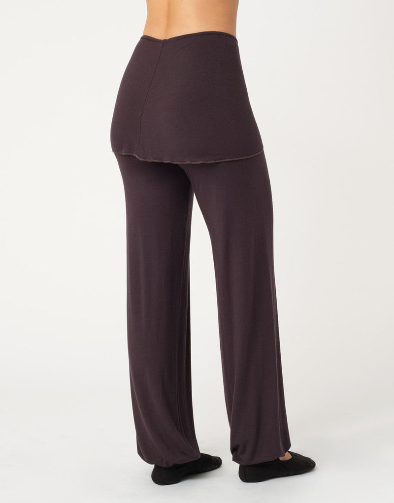 Laad het plaatje in de Viewer, Baby Yoga Dans Broek Lang Heupstuk bruin (carbon)
