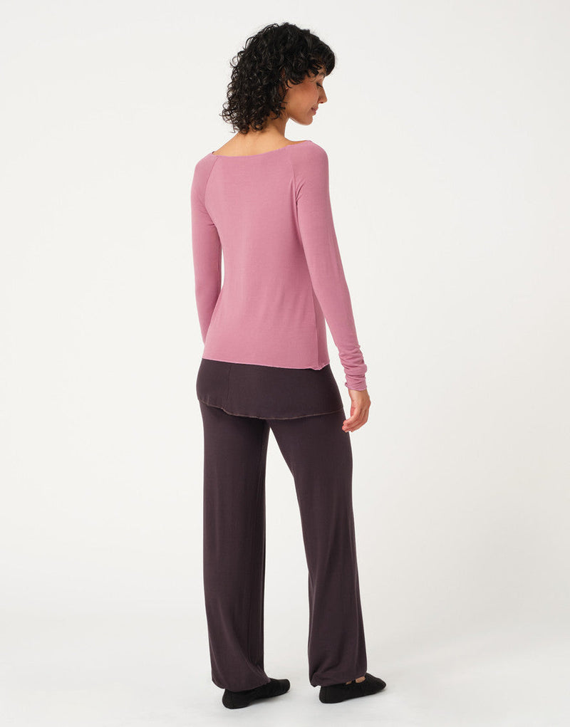 Laad het plaatje in de Viewer, Baby Yoga Dans Broek Lang Heupstuk bruin (carbon)
