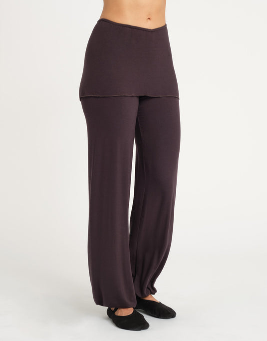 Baby Yoga Dans Broek Lang Heupstuk bruin (carbon)