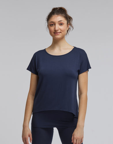 Badine T-Shirt Korte Mouw Blauw (Marine)