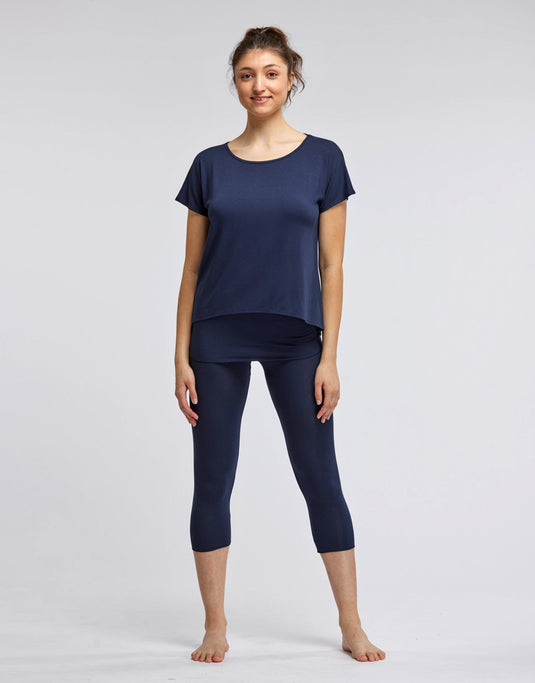 Badine T-Shirt Korte Mouw Blauw (Marine)