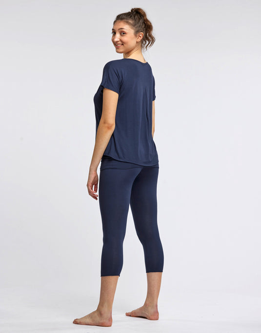 Badine T-Shirt Korte Mouw Blauw (Marine)