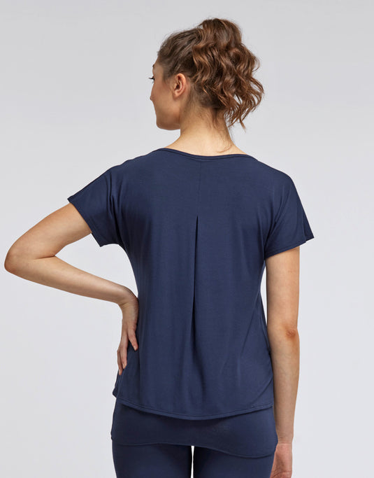 Badine T-Shirt Korte Mouw Blauw (Marine)