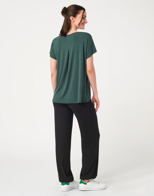 Badine T-Shirt Korte Mouw Groen (Eden)