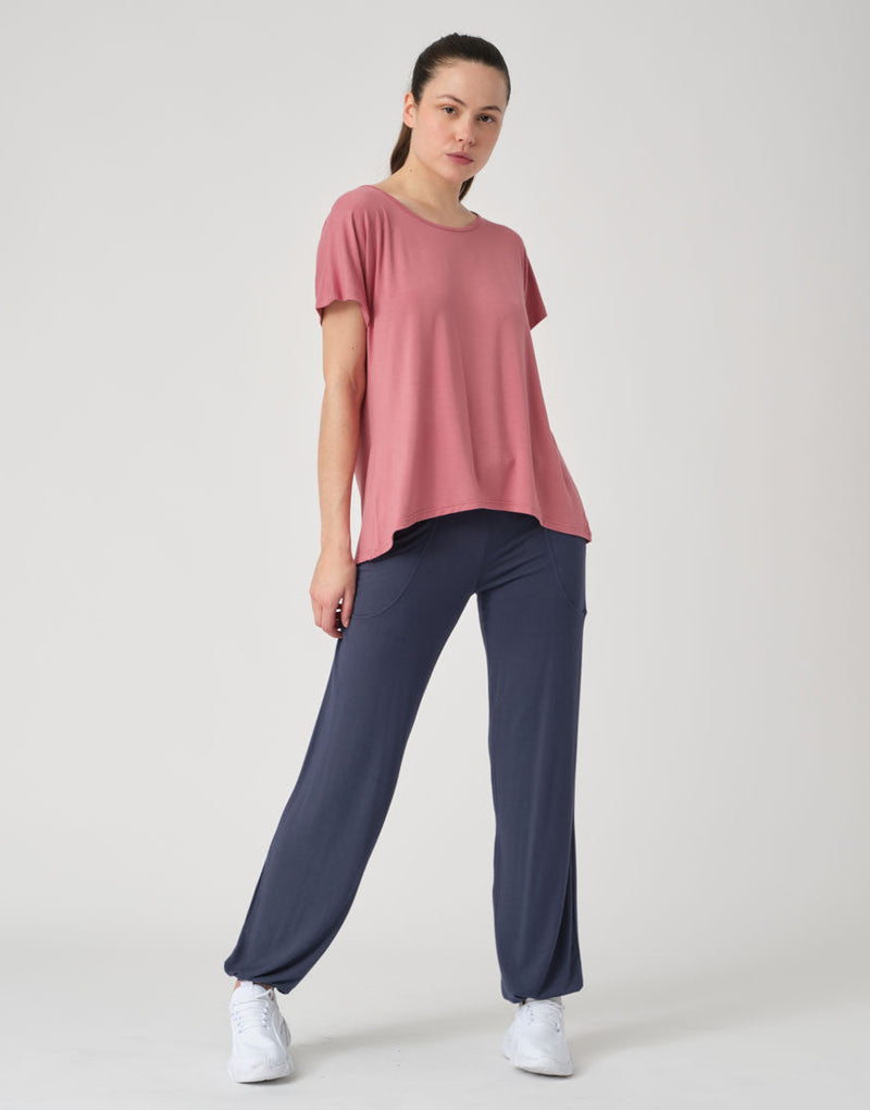 Laad het plaatje in de Viewer, Badine T-Shirt Korte mouw Roze (Rosy)
