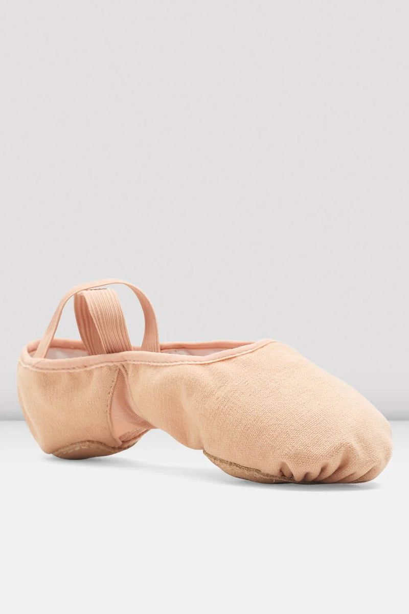 Laad het plaatje in de Viewer, S0271L Dames Pro Arch canvas balletschoenen Splitzool Roze (Pink)
