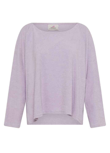 A00420 Sweatshirt wijd lila