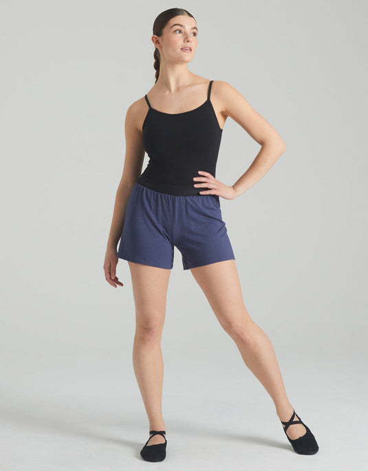 Gema Short Viscose Blauw (Midnight blue)